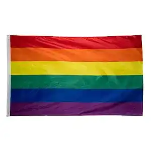 LGBTQ-Flagge Storm&Lighthouse, mit 6 Streifen, 150 x 90 cm