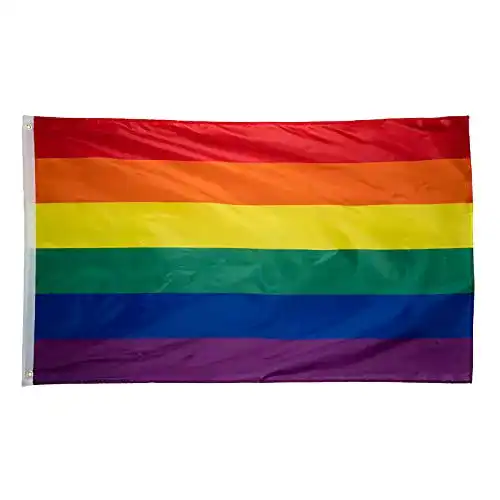LGBTQ-Flagge Storm&Lighthouse, mit 6 Streifen, 150 x 90 cm