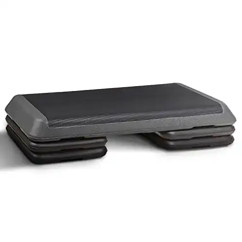 Steppbrett POWRX Profi XXL Fitness Set Aerobic Stepbench