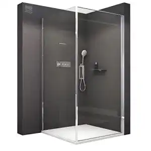 Bernstein-Duschkabine BERNSTEIN ® 90 x 90 x 195 cm ESG-Glas