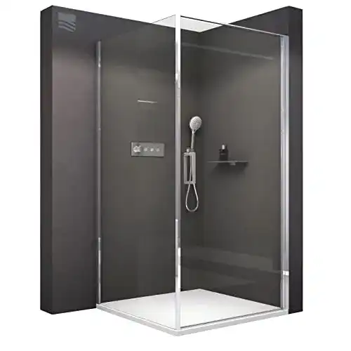 Bernstein-Duschkabine BERNSTEIN ® 90 x 90 x 195 cm ESG-Glas