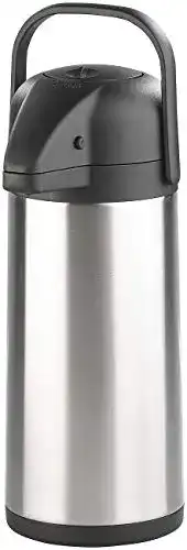 Pumpkanne 3 Liter Rosenstein & Söhne, doppelwandig, Edelstahl