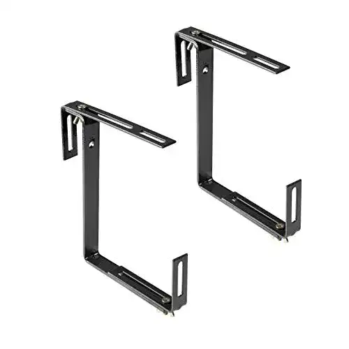 Blumenkastenhalter Xclou ung ohne Bohren, Balkonkastenhalter