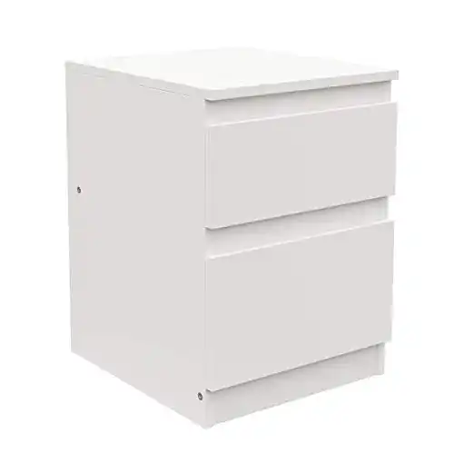 IKEA-Kommode Ikea Kullen, mit 2 Schubladen, weiß, 35x49cm