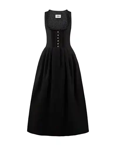 Dirndl Damen Stockerpoint Damen Zenta3 Dirndl, Schwarz, 34