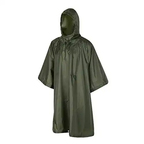 Regenponcho-Jagd Helikon-Tex Poncho US-Modell, Surplus Line