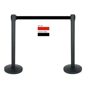 Absperrband ausziehbar heyChef – 2er-Set | 200cm Gurtband