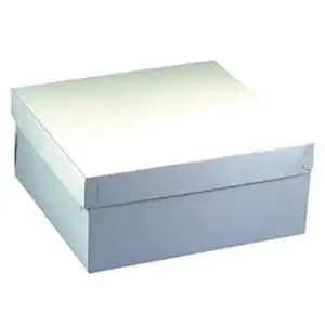 Tortenbox PAPSTAR Tortenkarton Kuchenkarton, eckig 10 Stück
