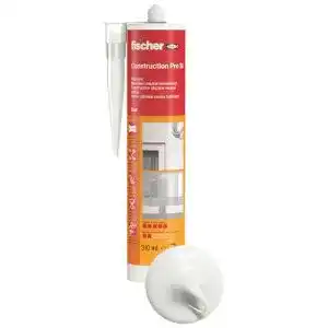Dichtmasse fischer Premium-Bausilikon, geruchsarmes Silikon