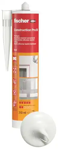 Dichtmasse fischer Premium-Bausilikon, geruchsarmes Silikon