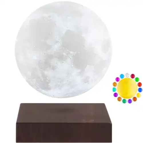 Mond-Lampe VGAzer Mond Lampe 3D Druck magnetschwebend