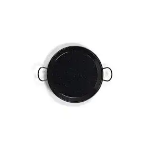 Paella-Pfanne La Valenciana 10 cm, emaillierter Edelstahl, 42 cm