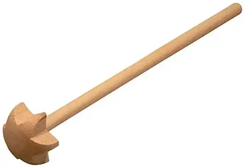Holzquirl Gravidus Handrührer Quirl aus Buchenholz 30 cm