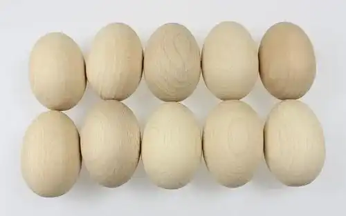 Holzeier EFO Einfach, hölzern, Buchenholz 60×40 mm
