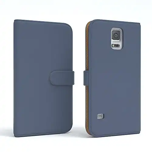 Samsung-Galaxy-S5-Hülle EAZY CASE Standfunktion, Kunstleder