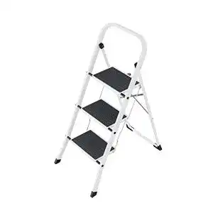 Trittleiter Hailo HobbyStep Stahl-Klapptritt-Leiter | 3 Stahl-Stufen