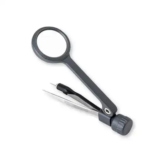 Splitterpinzette Carson MG-88 Lighted MagniGrip 4,5x Lupe