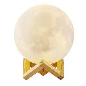 Mond-Lampe ALED LIGHT Mondlampe 3D Nachtlicht Dimmbar