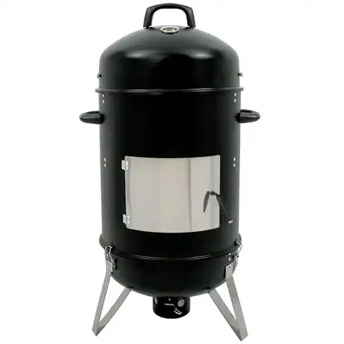 Räuchertonne BBQ-Toro Hickory Ø 46 cm, 4in1 Grillfass