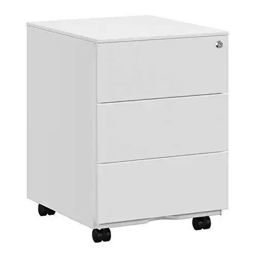 Rollcontainer SONGMICS, mobiler Aktenschrank, abschließbar