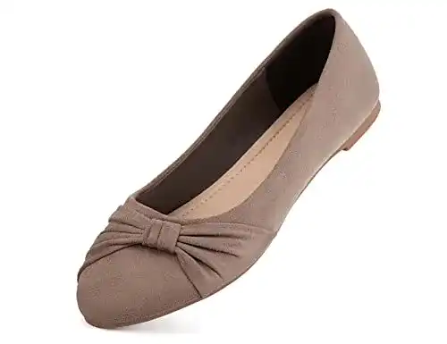 Ballerinas MaxMuxun Damen Geschlossene Flache Freizeit
