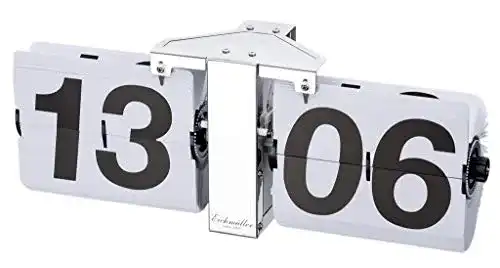 Fallblattanzeige Eichmüller since 1950 Deko Flip Uhr – Tischuhr