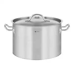 Kochtopf 8 Liter Royal Catering Edelstahl Induktion RCST-9E3-S
