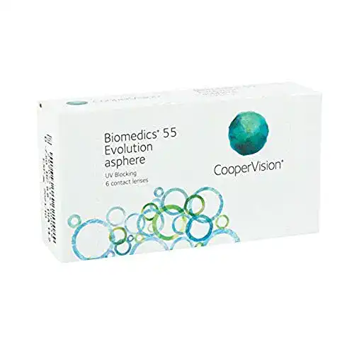 Monatslinsen Biomedics 55 Evolution weich, 6 Stück / BC 8.6 mm