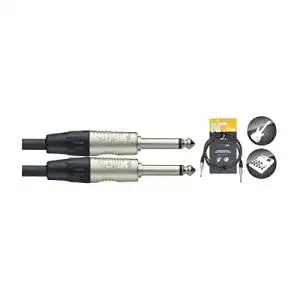 Gitarrenkabel Stagg Professional Instrumentenkabel 6 Meter Schwarz