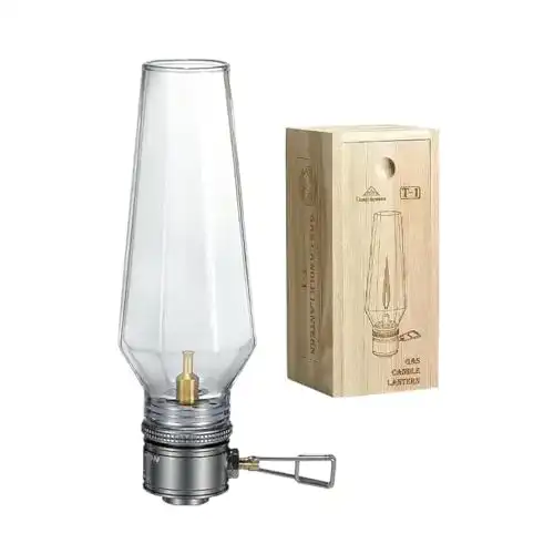 Gaslampe Campingmoon Kernlose Kerzenlichtvergaserung Zelt Atmosphäre