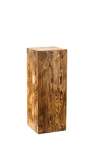 Holzquader Decorativo Holzständer, Massiv, Baumstamm Deko