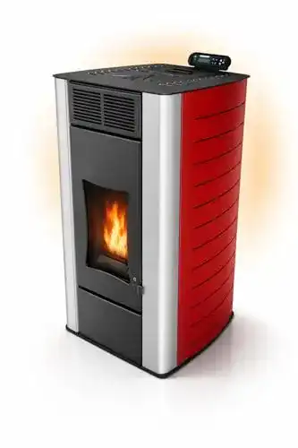 Wasserführender Pelletofen Nemaxx PW18-RD Pelletofen 18 kW