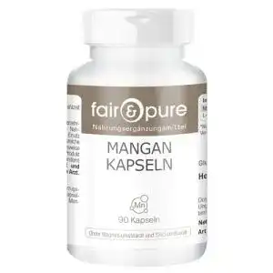 Mangan Fair & Pure Kapseln, 4mg als gluconat, 90 Kapseln