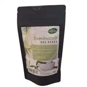 Bambussalz sanaviva ® 150g aus Korea mit Holzlöffel