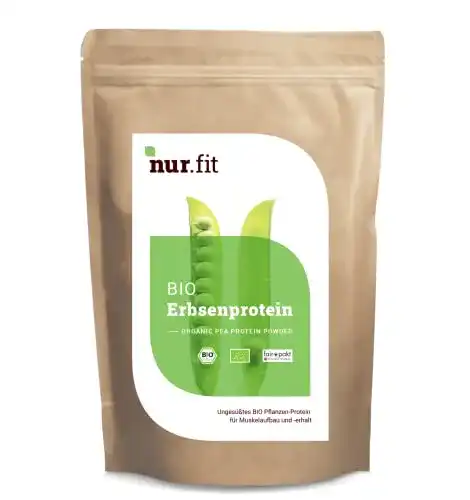Erbsenprotein Nurafit nur.fit BIO -Pulver 500g – natürliches vegan