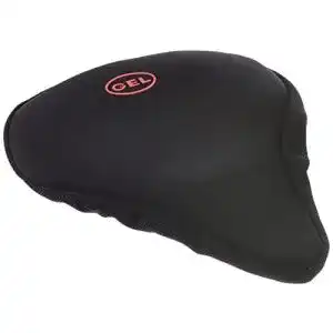 Sattelbezug Fahrrad Velo Gel-Satteldecke, Schwarz 260 x 235 mm