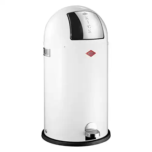 Wesco-Mülleimer WESCO Kickboy Abfallsammler Metall 40 L
