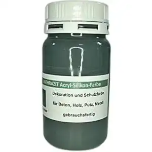 Betonfarbe Anthrazit Beton-ABC Anthrazit Farbe Acryl-Silikon