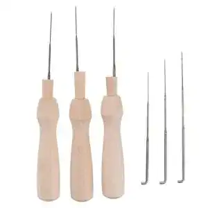 Filznadeln rosenice 60 Stücke Set 3 Größen mit 3 Holzgriffen
