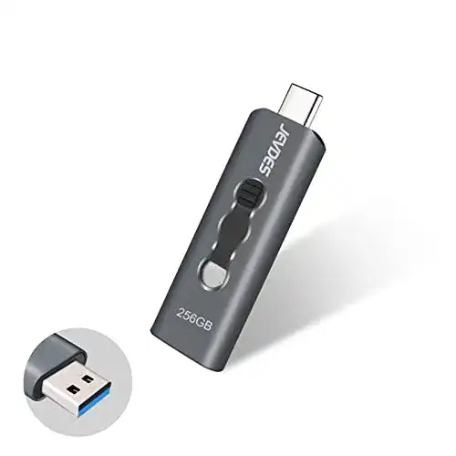 USB-C-Stick (256GB) JEVDES USB C Stick 256GB OTG Speicherstick