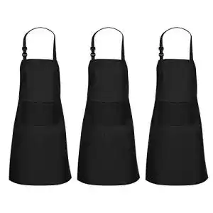Kochschürze GEHUAY Schürze mit großen Taschen, 3 Stück