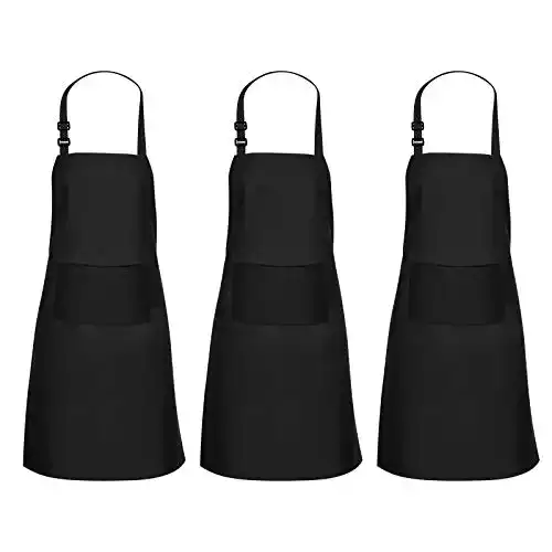 Kochschürze GEHUAY Schürze mit großen Taschen, 3 Stück