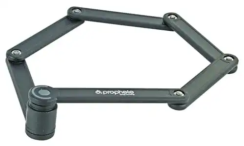 Prophete-Fahrradschloss Prophete 6134 Faltschloss, schwarz, M