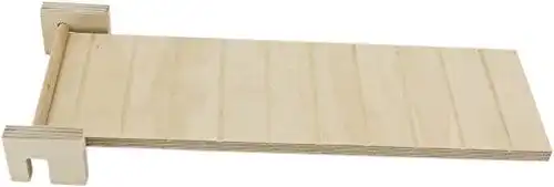 Hühnerleiter Getzoo schwenkbare Holzrampe L 32 x 10 cm