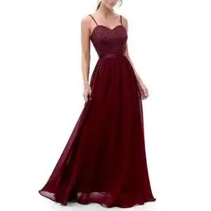 Abendkleid lang DRESSTELLS Damen Ballkleid Maxi Lang Abendkleider