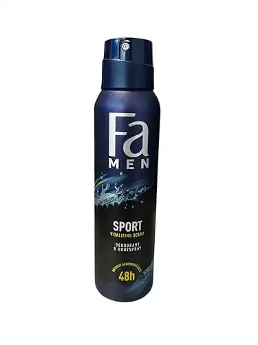 Deodorant Spray Fa Deospray Sport Belebend-frisch, 6 x 150 ml