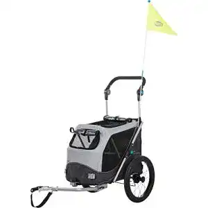 Hundeanhänger TRIXIE Fahrrad-Anhänger, Schnell-Falt-Funktion