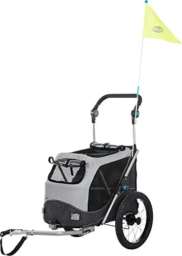 Hundeanhänger TRIXIE Fahrrad-Anhänger, Schnell-Falt-Funktion