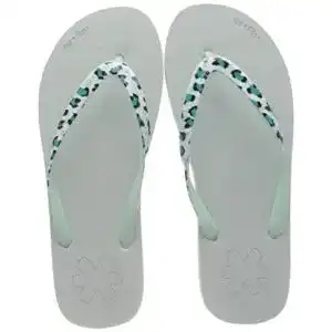 Flip-Flops Damen flip*flop Easy Animal Damen Zehentrenner, Grau