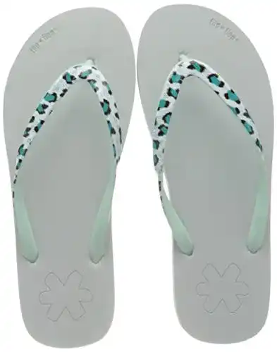 Flip-Flops Damen flip*flop Easy Animal Damen Zehentrenner, Grau